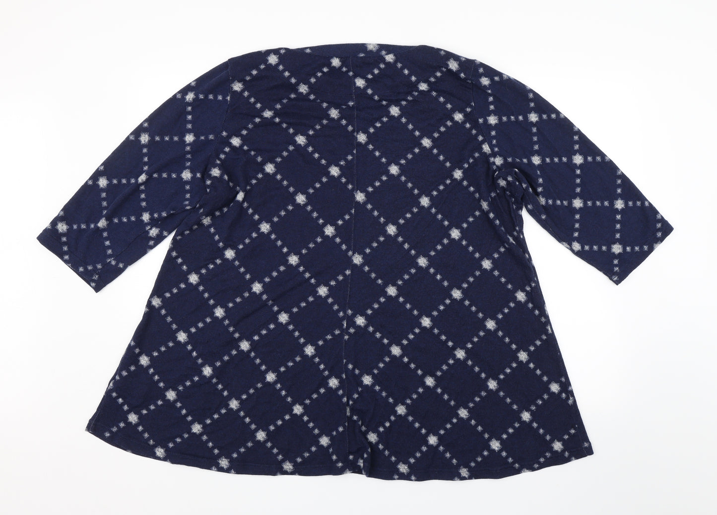 M&S Womens Blue   Tunic Blouse Size 24