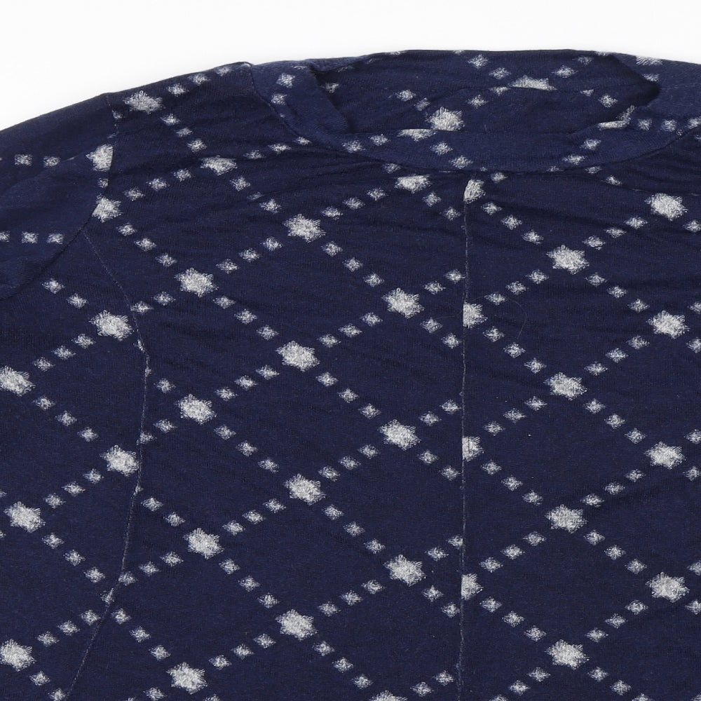 M&S Womens Blue   Tunic Blouse Size 24