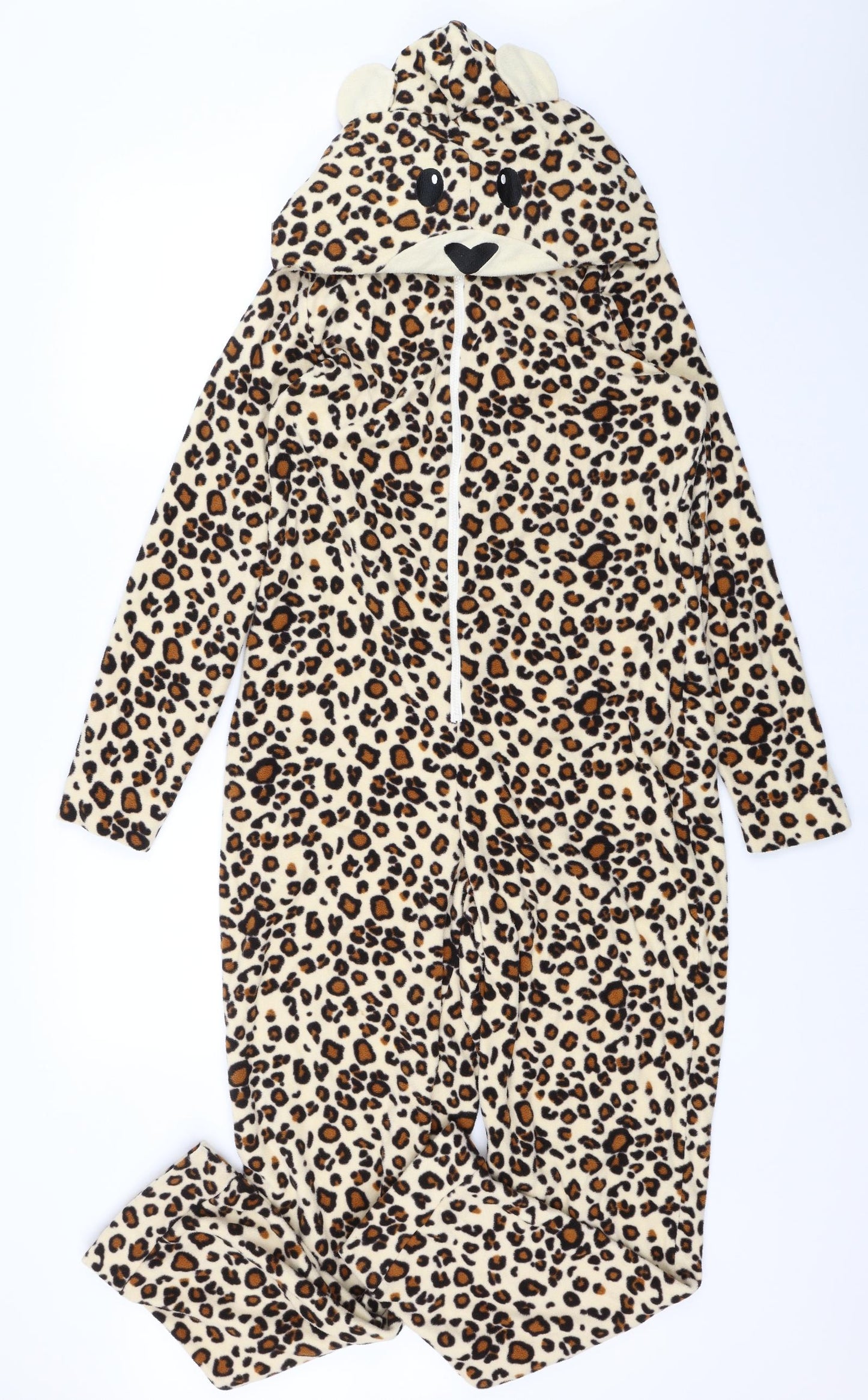 M&S Womens Brown Animal Print  Top One Piece Size 10