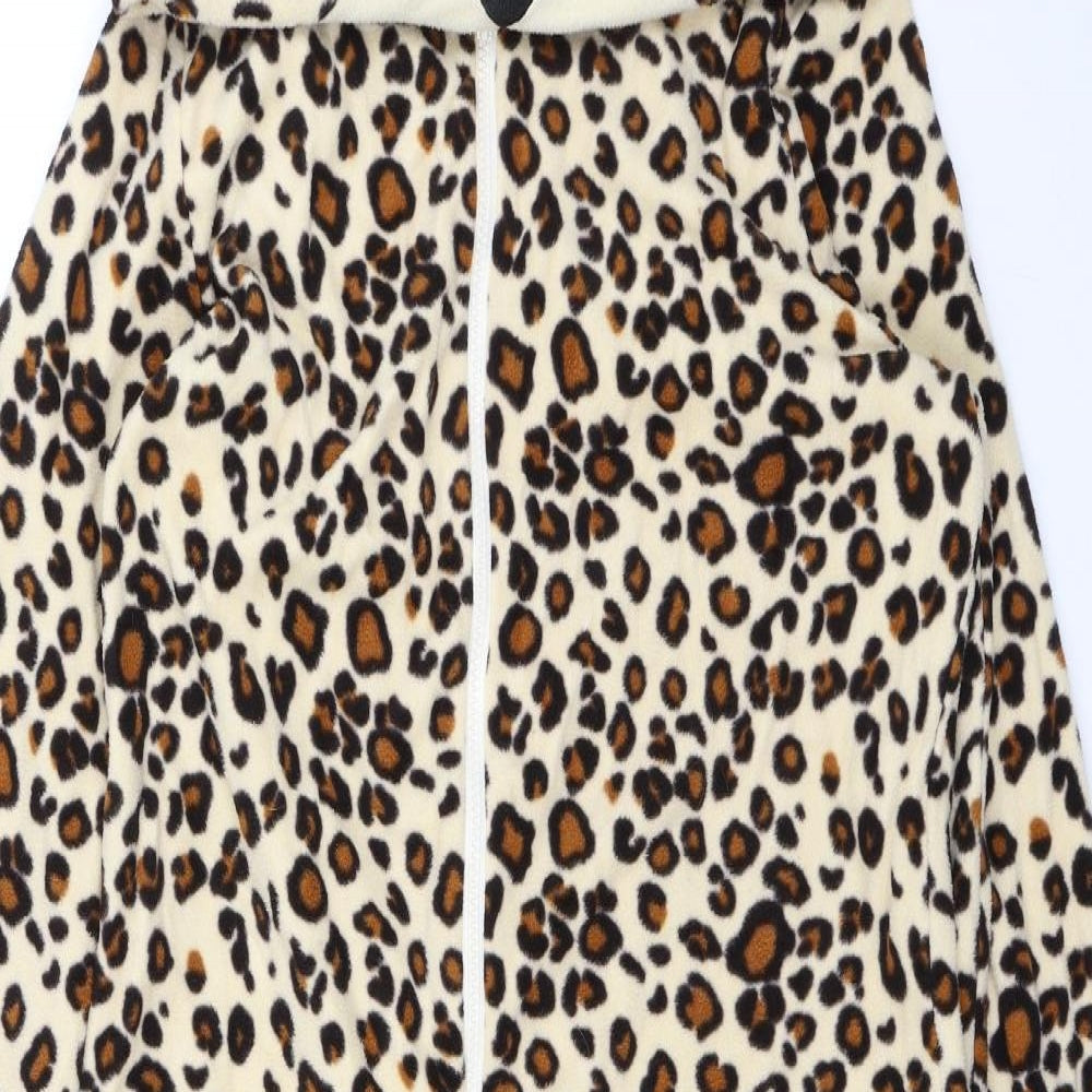 M&S Womens Brown Animal Print  Top One Piece Size 10