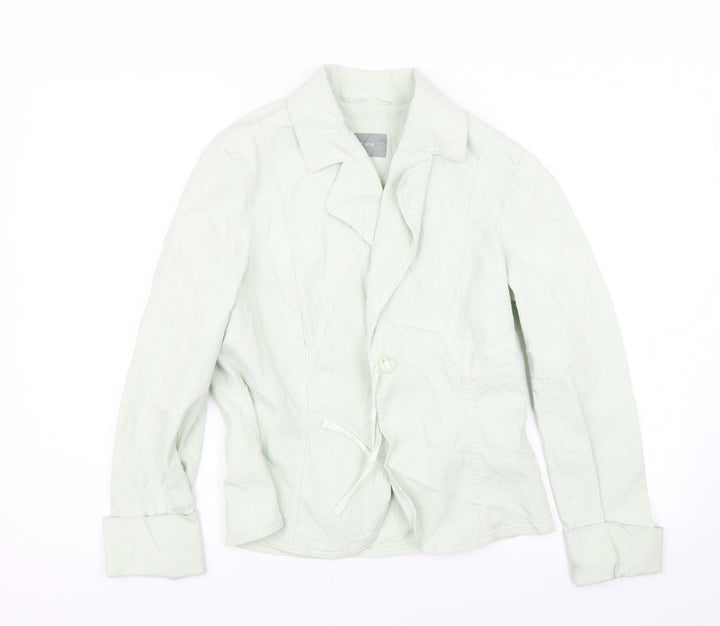 Per Una Womens Green Jacket Size 14