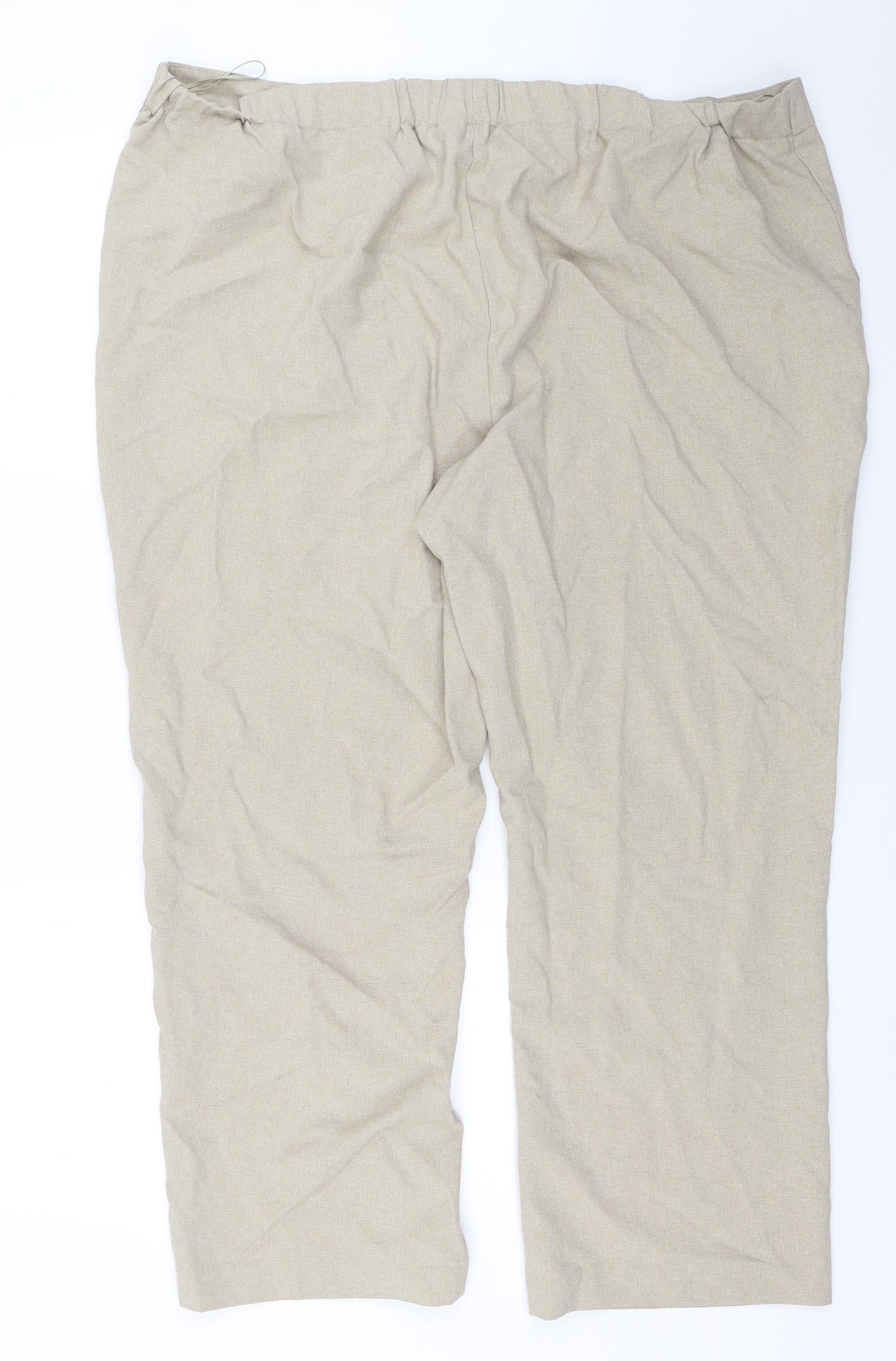 Bonmarché Womens Beige   Capri Trousers Size 22 L24 in