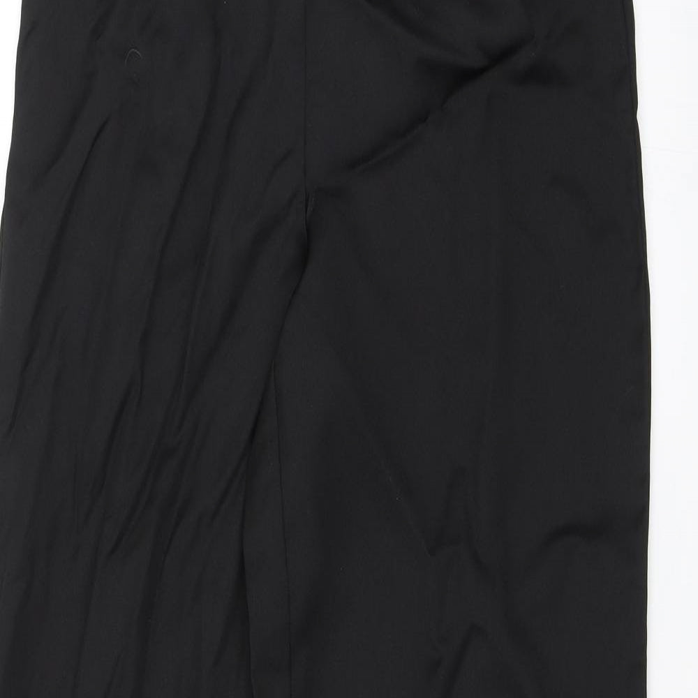 Boohoo Womens Black   Trousers  Size 12 L33 in