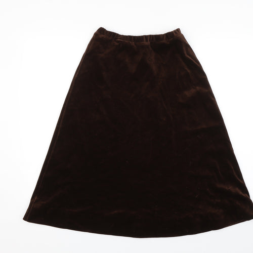 Butte Knit Womens Brown   Swing Skirt Size 14