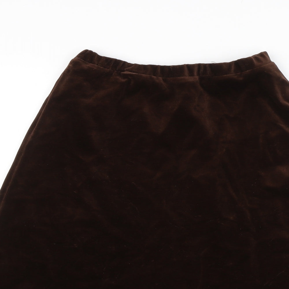 Butte Knit Womens Brown   Swing Skirt Size 14