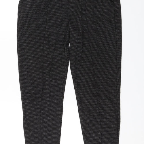 Preworn Womens Black   Trousers  Size 12 L25 in