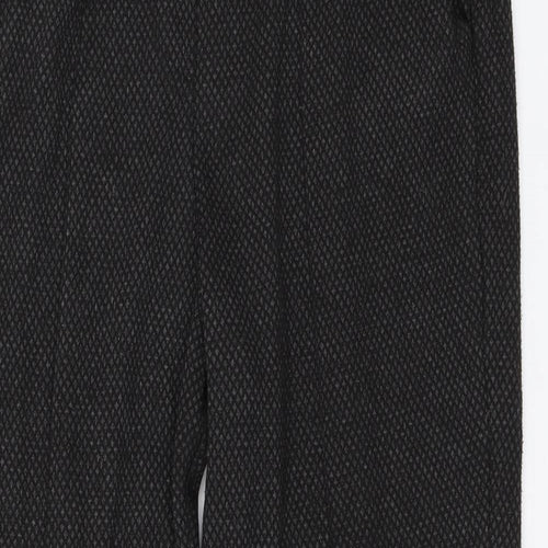 Preworn Womens Black   Trousers  Size 12 L25 in