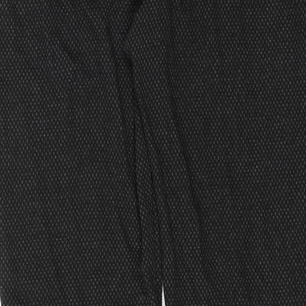 Preworn Womens Black   Trousers  Size 12 L25 in