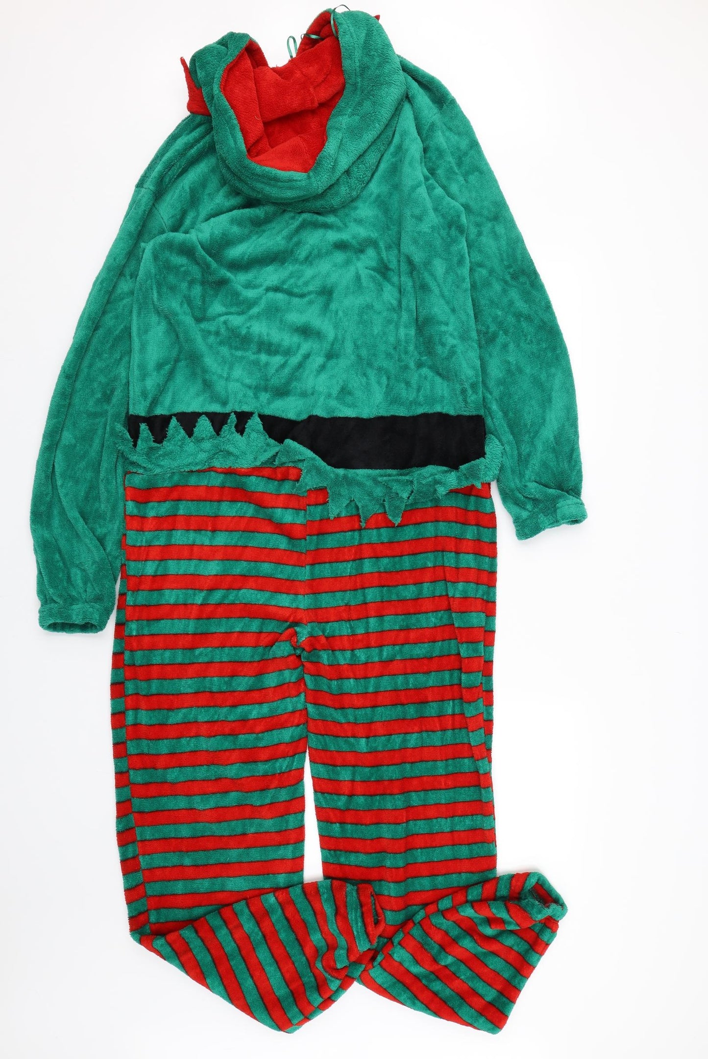 Cosy Christmas Mens Green Solid   One Piece Size M