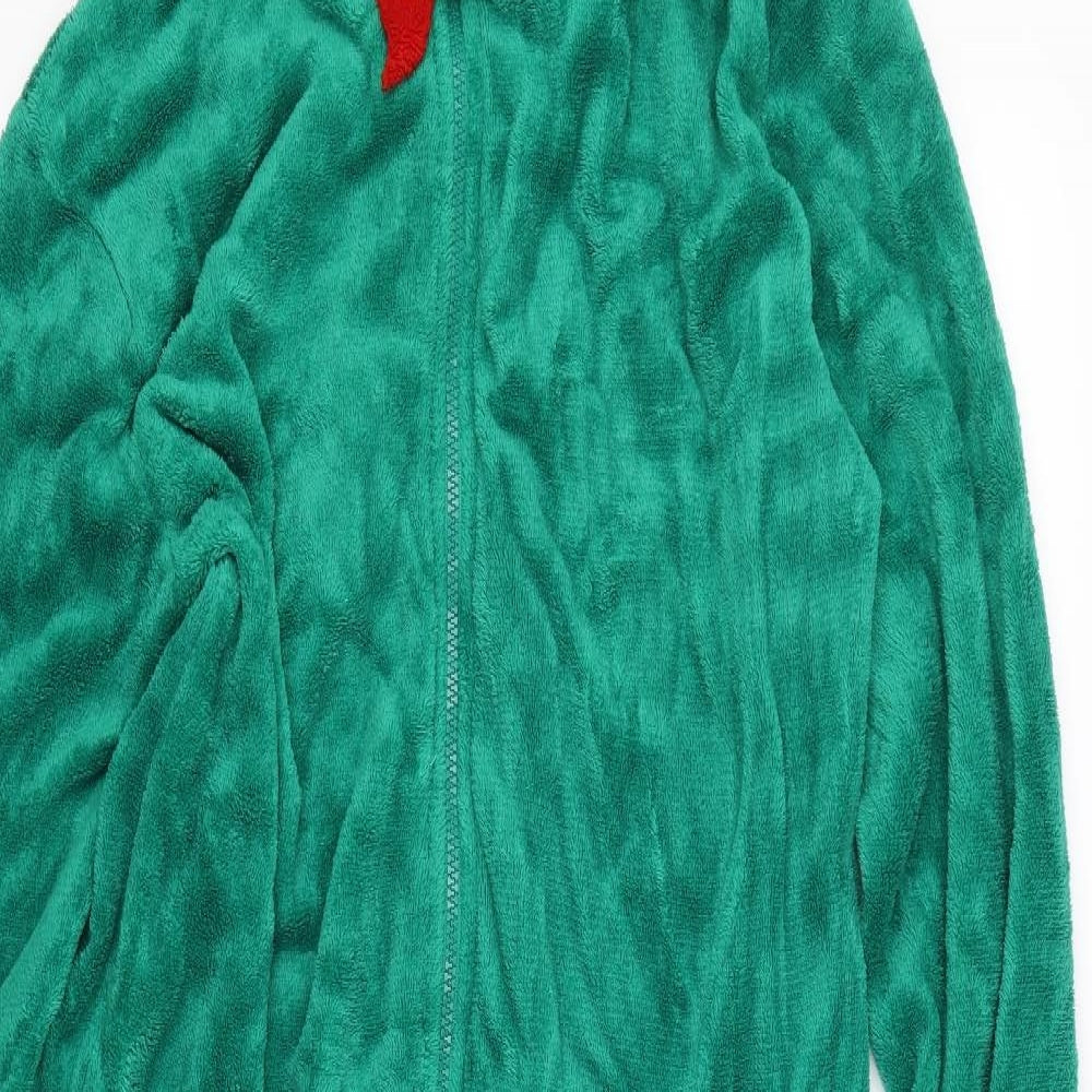 Cosy Christmas Mens Green Solid   One Piece Size M