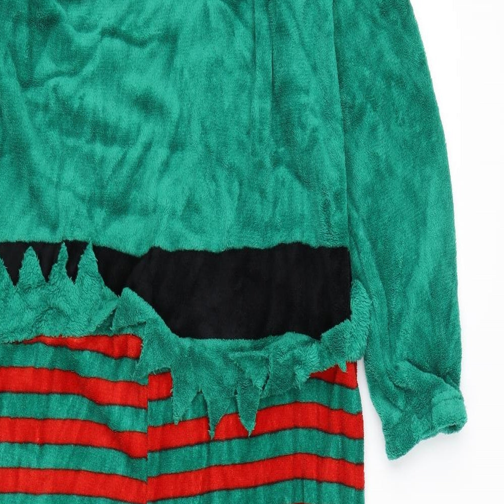 Cosy Christmas Mens Green Solid   One Piece Size M