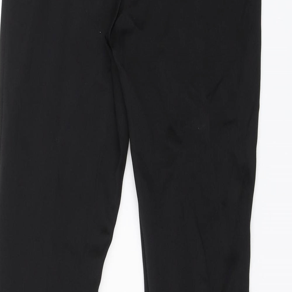 PRETTYLITTLETHING Womens Black   Trousers  Size 8 L29 in