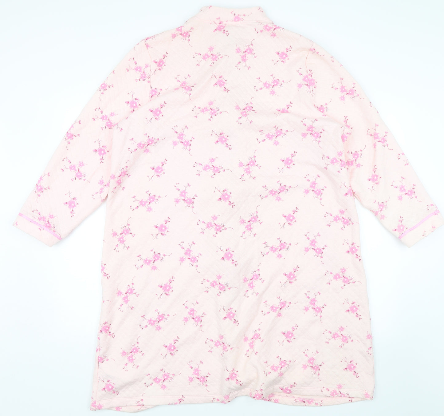 Marks and Spencer Womens Pink Floral  Top Gown Size 16