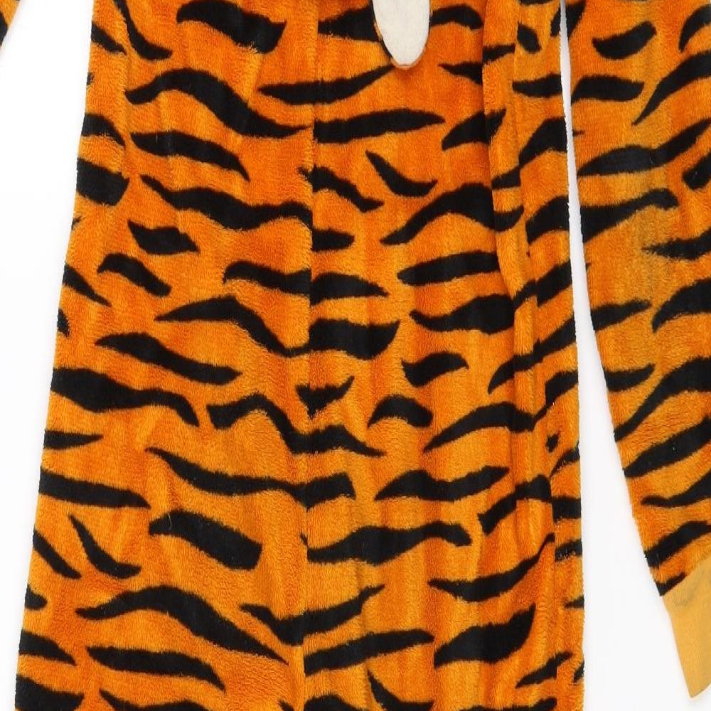 John Lewis Boys Orange Striped   One Piece Size 8 Years