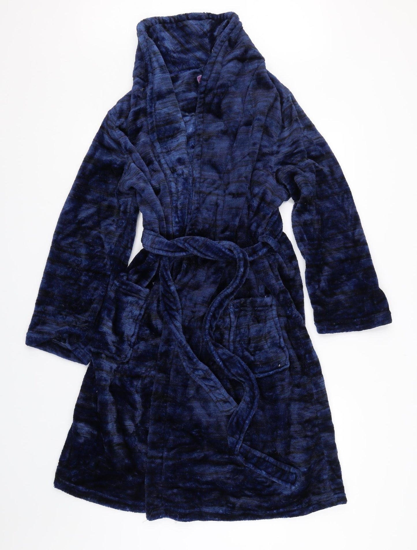 Foxbury Womens Blue Solid  Top Robe Size 16