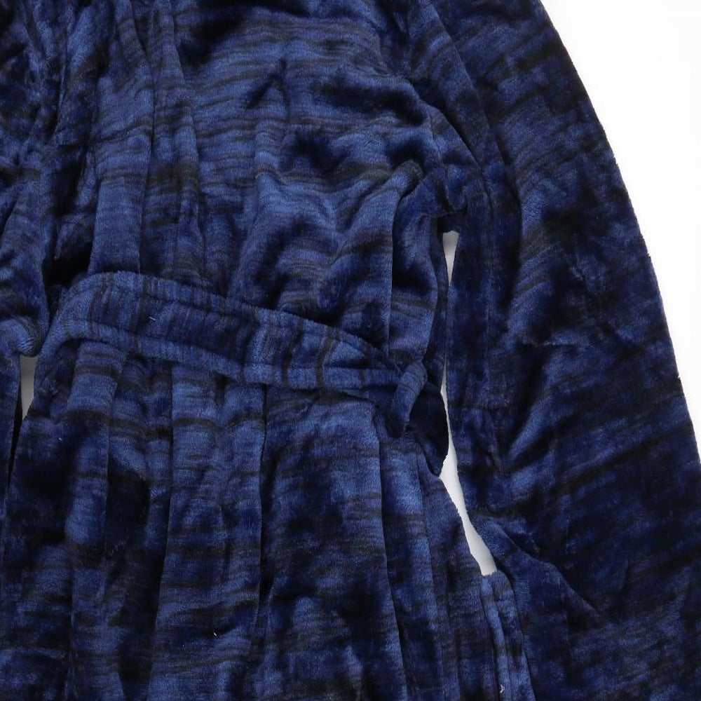 Foxbury Womens Blue Solid  Top Robe Size 16