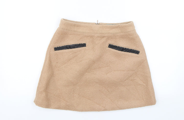 ASOS Womens Beige Mini Skirt Size 10