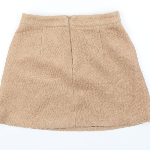ASOS Womens Beige   Mini Skirt Size 10