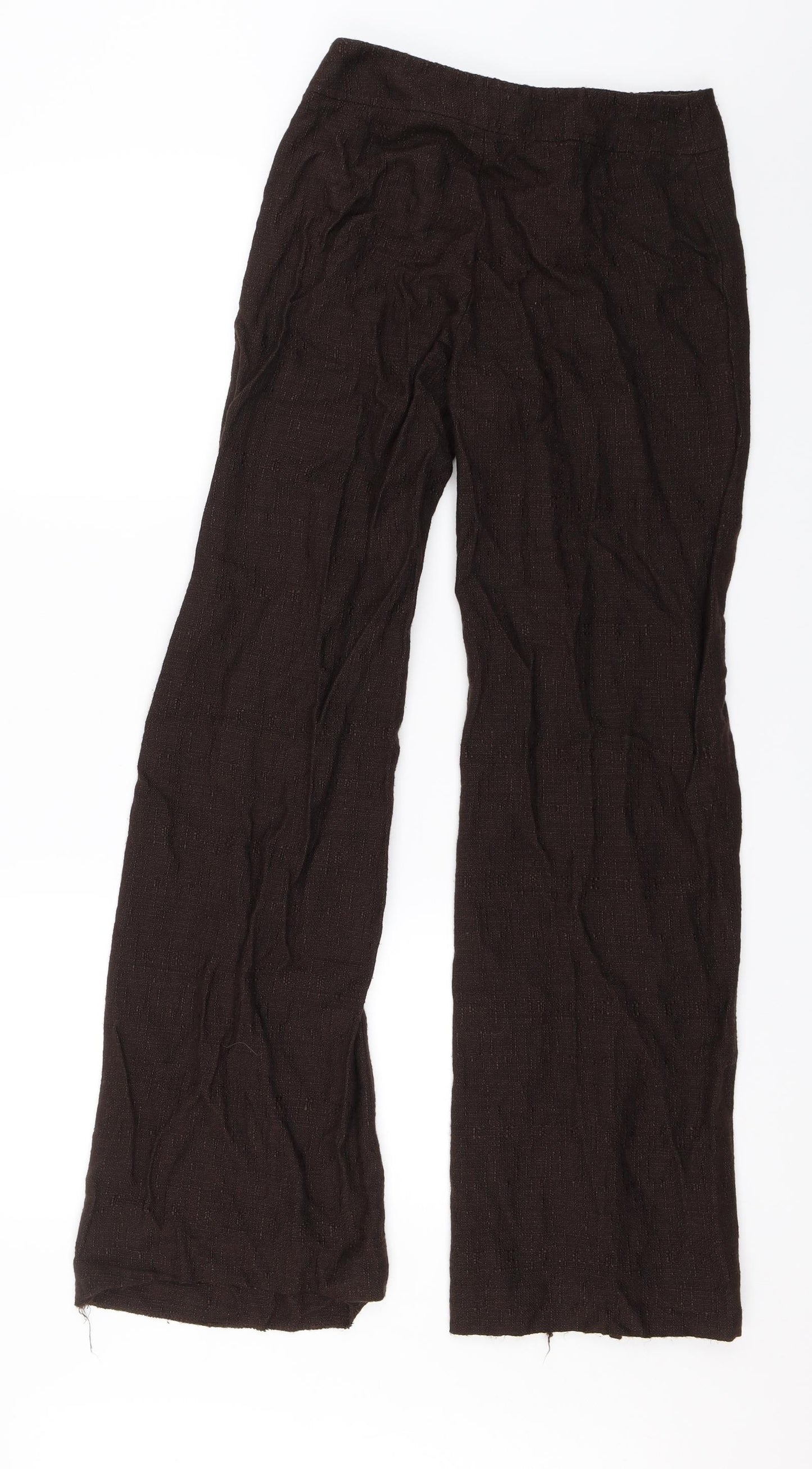 Wallis Womens Brown   Trousers  Size 8 L29 in