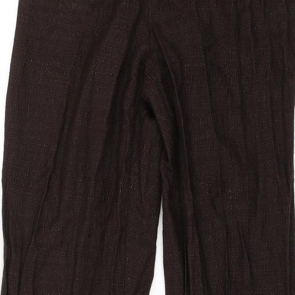 Wallis Womens Brown   Trousers  Size 8 L29 in
