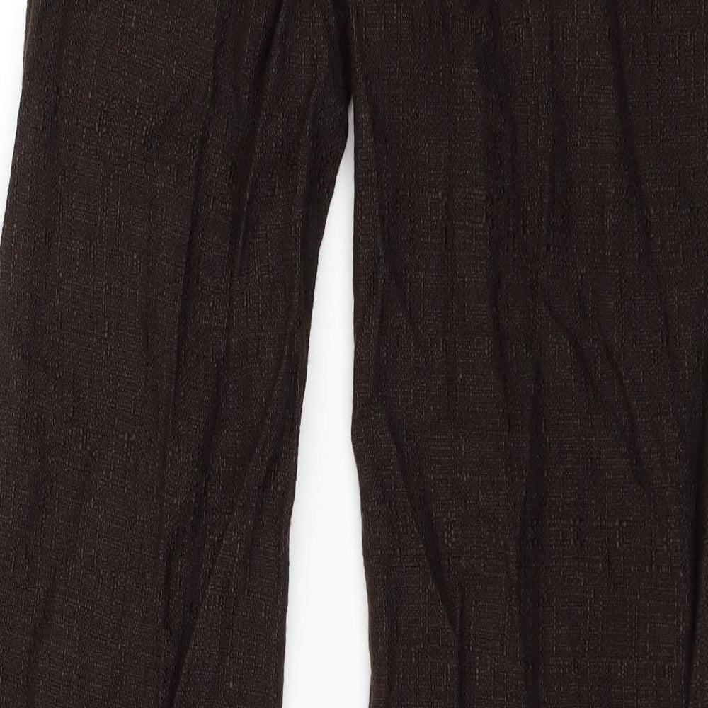 Wallis Womens Brown   Trousers  Size 8 L29 in