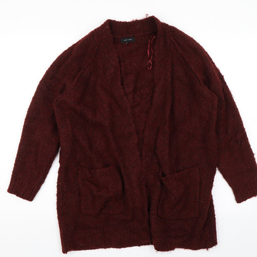 New Look Womens Red   Cardigan Jumper Size S