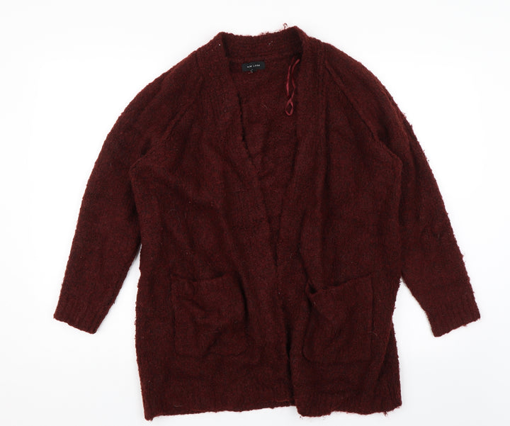 New Look Womens Red   Cardigan Jumper Size S
