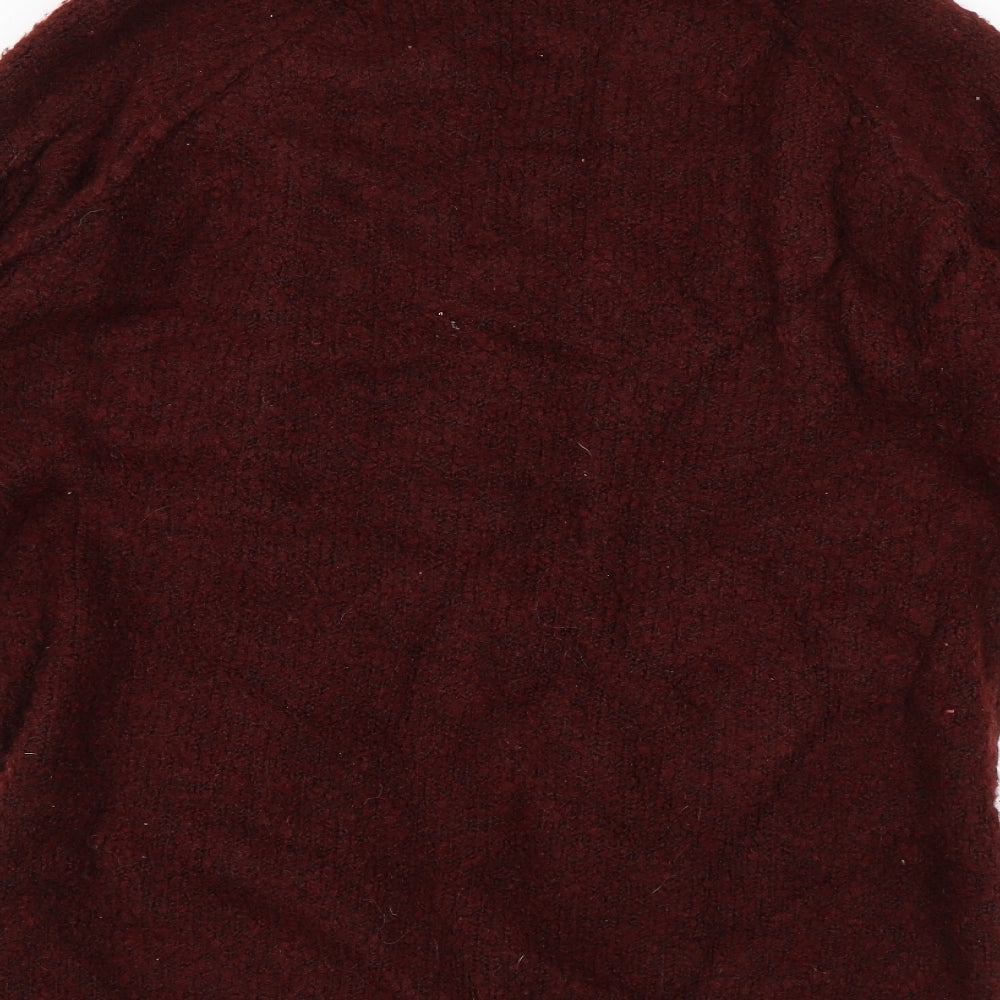 New Look Womens Red   Cardigan Jumper Size S