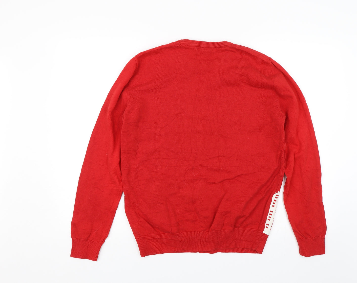 Only Fools & Horses Mens Red   Pullover Jumper Size M  - Christmas Jumper