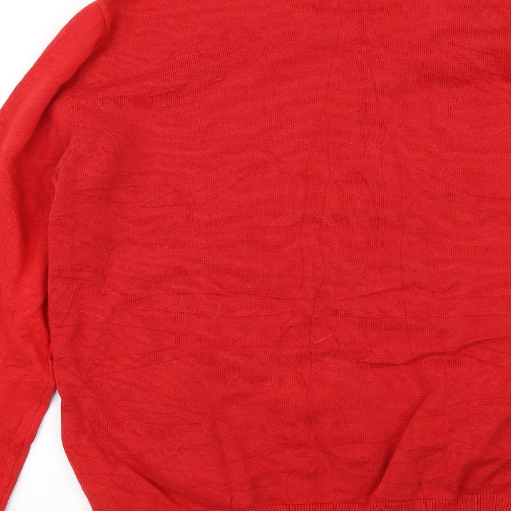 Only Fools & Horses Mens Red   Pullover Jumper Size M  - Christmas Jumper