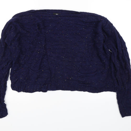 M&Co Womens Blue   Pullover Jumper Size L