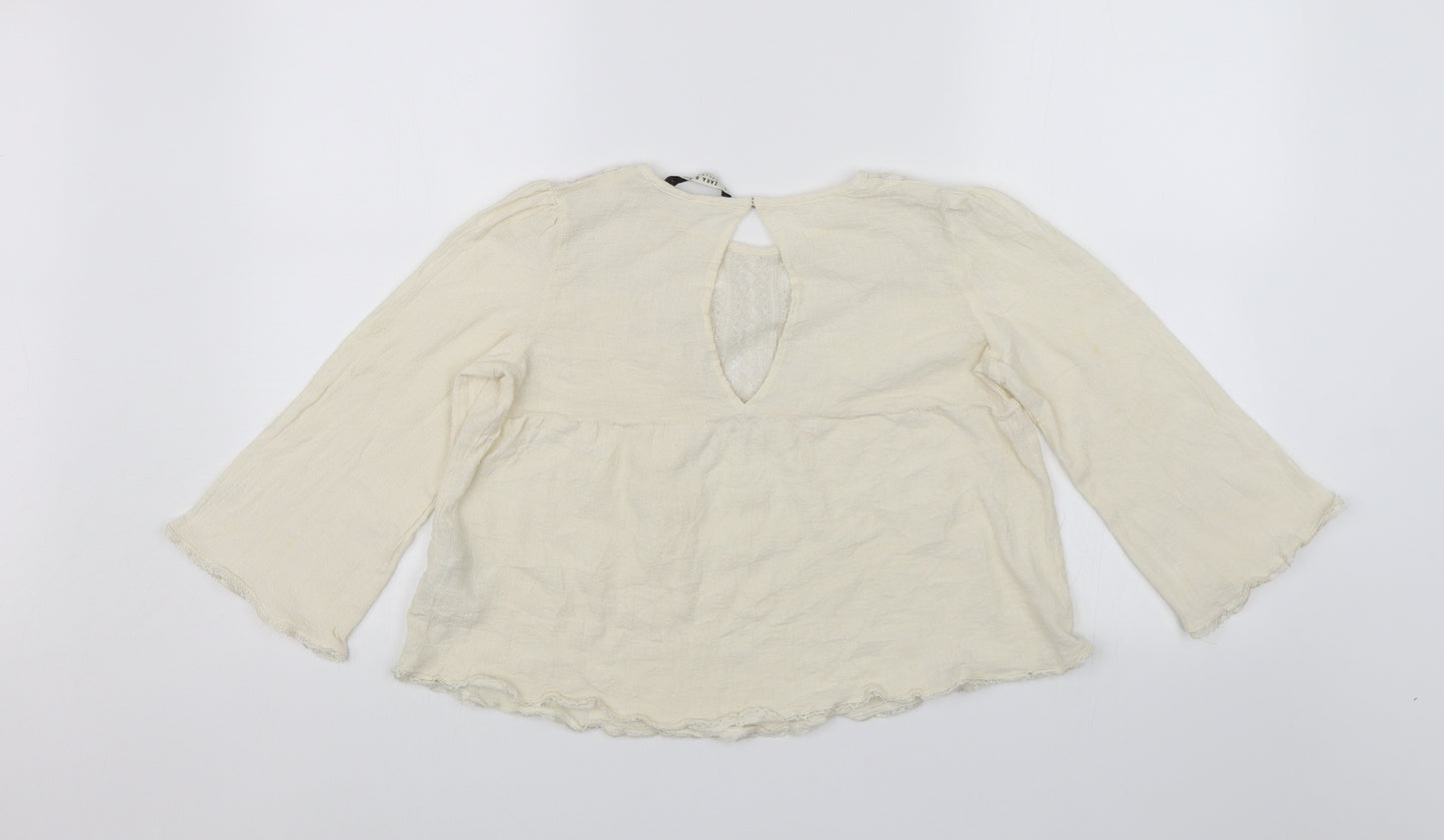 Zara Womens White   Basic Blouse Size M