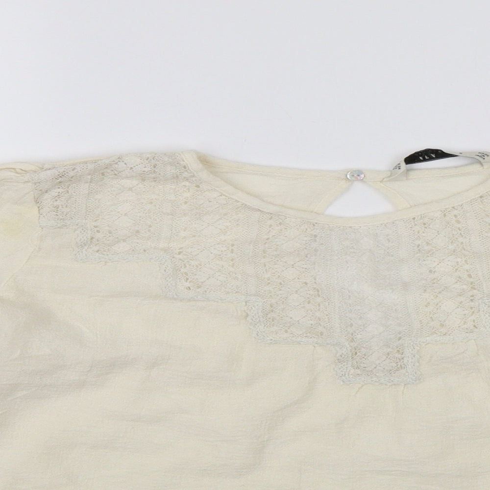 Zara Womens White   Basic Blouse Size M
