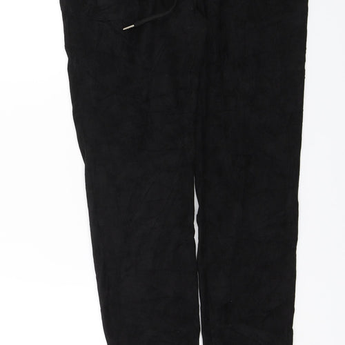Preworn Womens Black   Trousers  Size 28 in L26 in