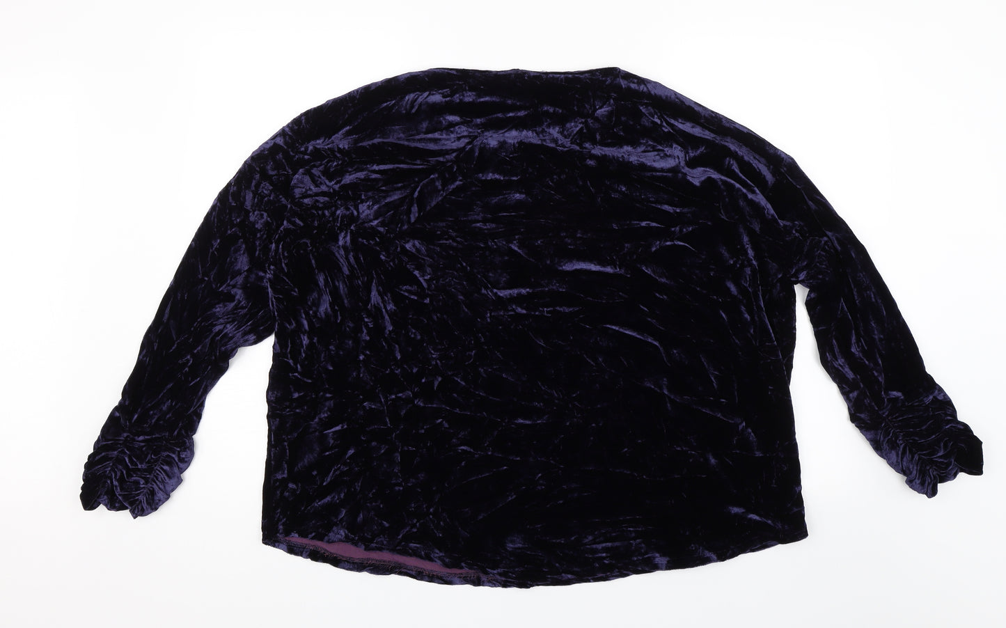 Out of Xile Womens Purple   Basic Blouse One Size