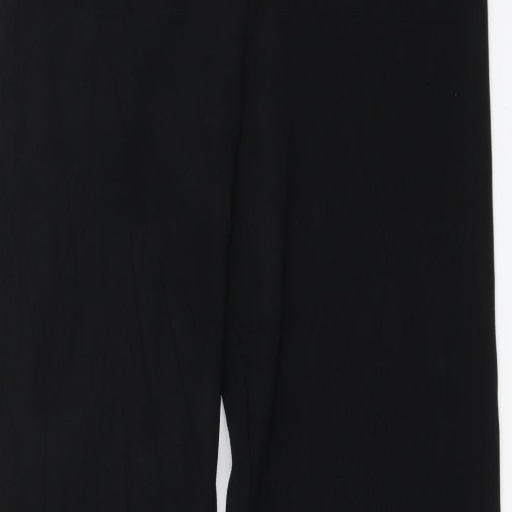 Dunnes Womens Black   Trousers  Size 10 L31 in