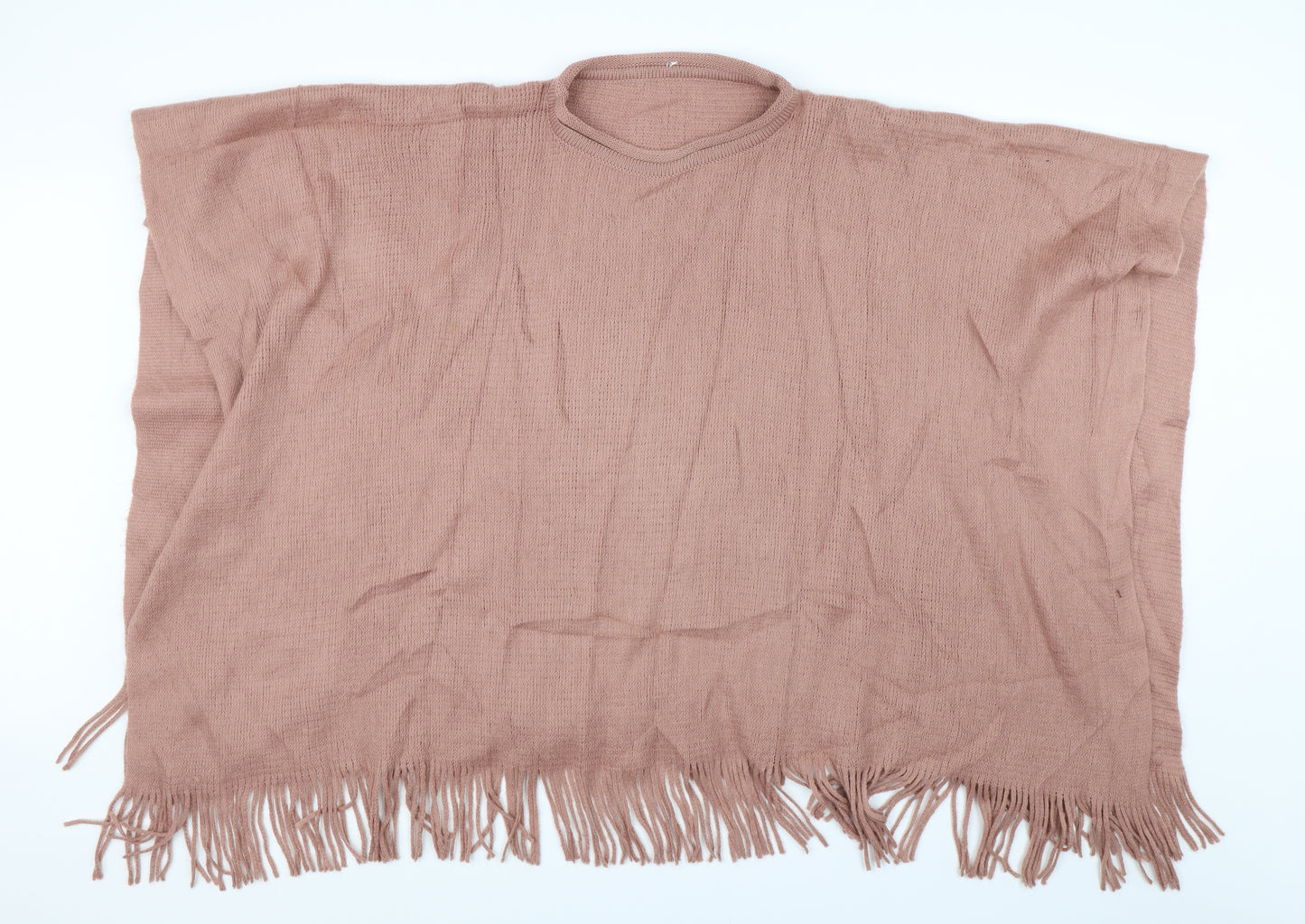 Preworn Womens Pink   Cape Jumper One Size