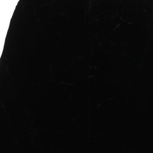 Turnover Womens Black   Swing Skirt Size 10