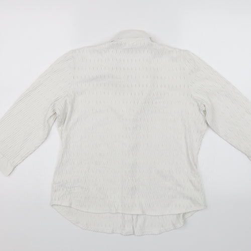 Marks and Spencer Womens White   Basic Blouse Size 14