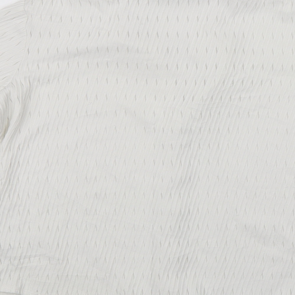 Marks and Spencer Womens White   Basic Blouse Size 14