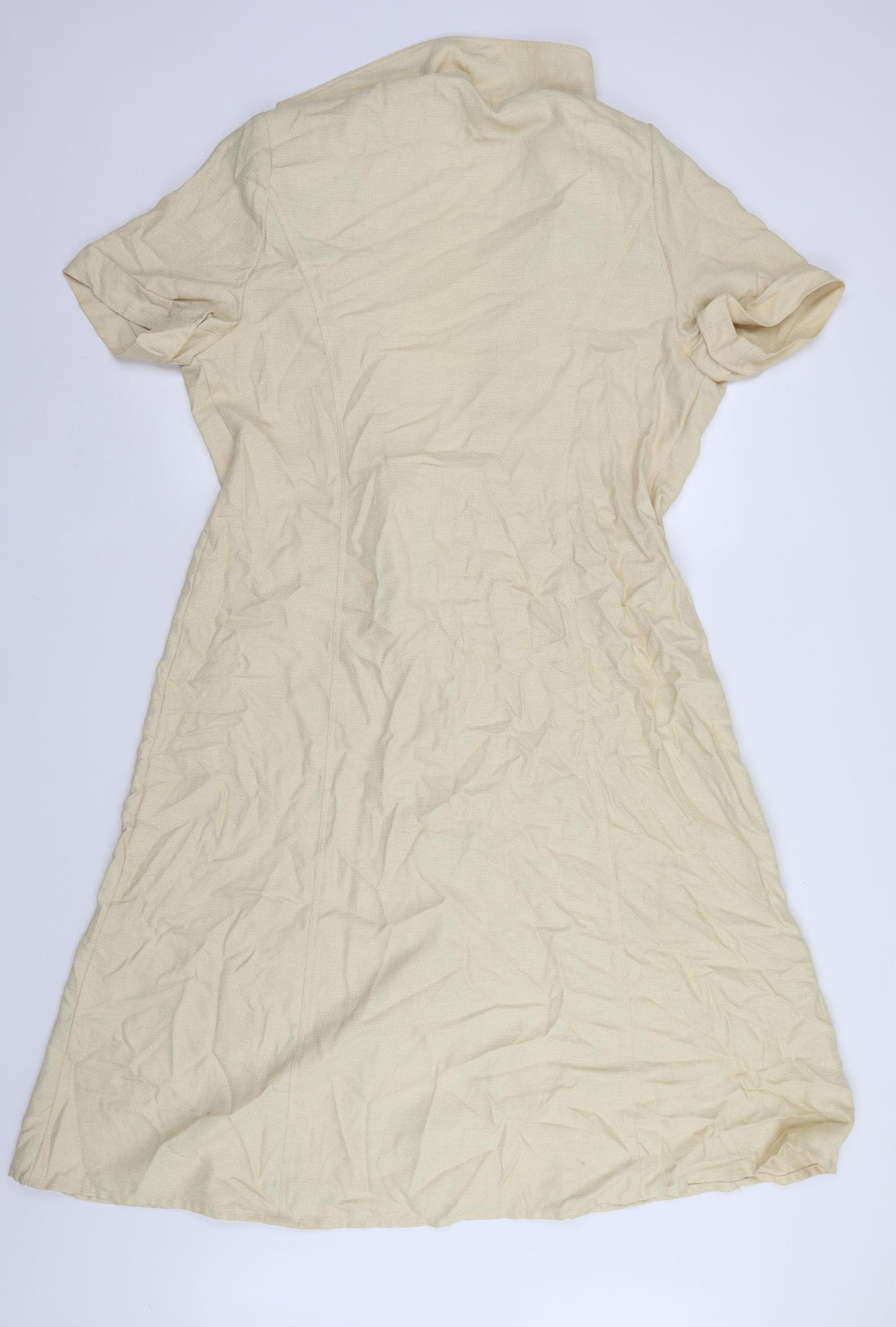 Viyella Womens Ivory   Shirt Dress  Size 14