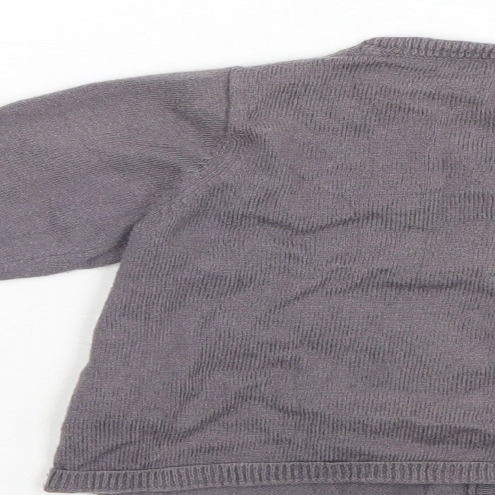 Tape a Loeil Girls Grey   Cardigan Jumper Size 18-24 Months