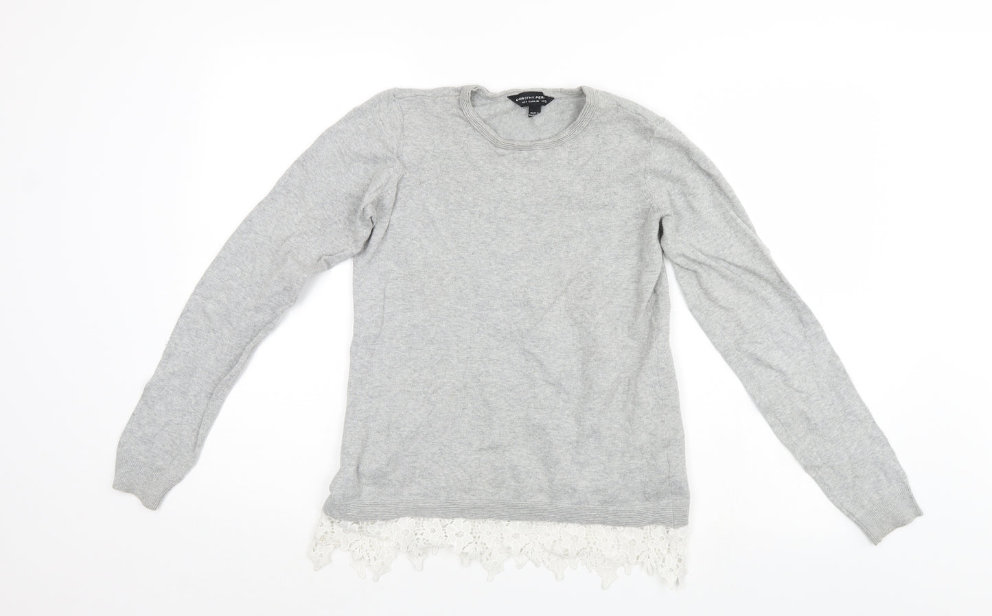 Dorothy Perkins Womens Grey   Tunic Jumper Size 8
