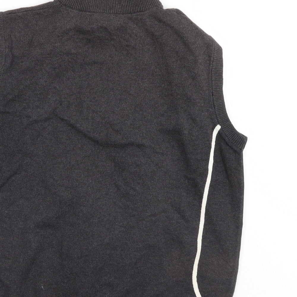 Glenmuir Mens Grey   Full Zip Jumper Size L