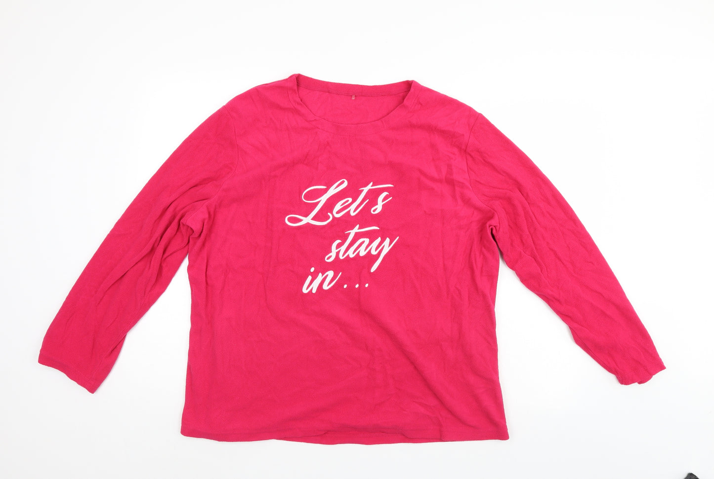 George Womens Pink    Pyjama Top Size 20