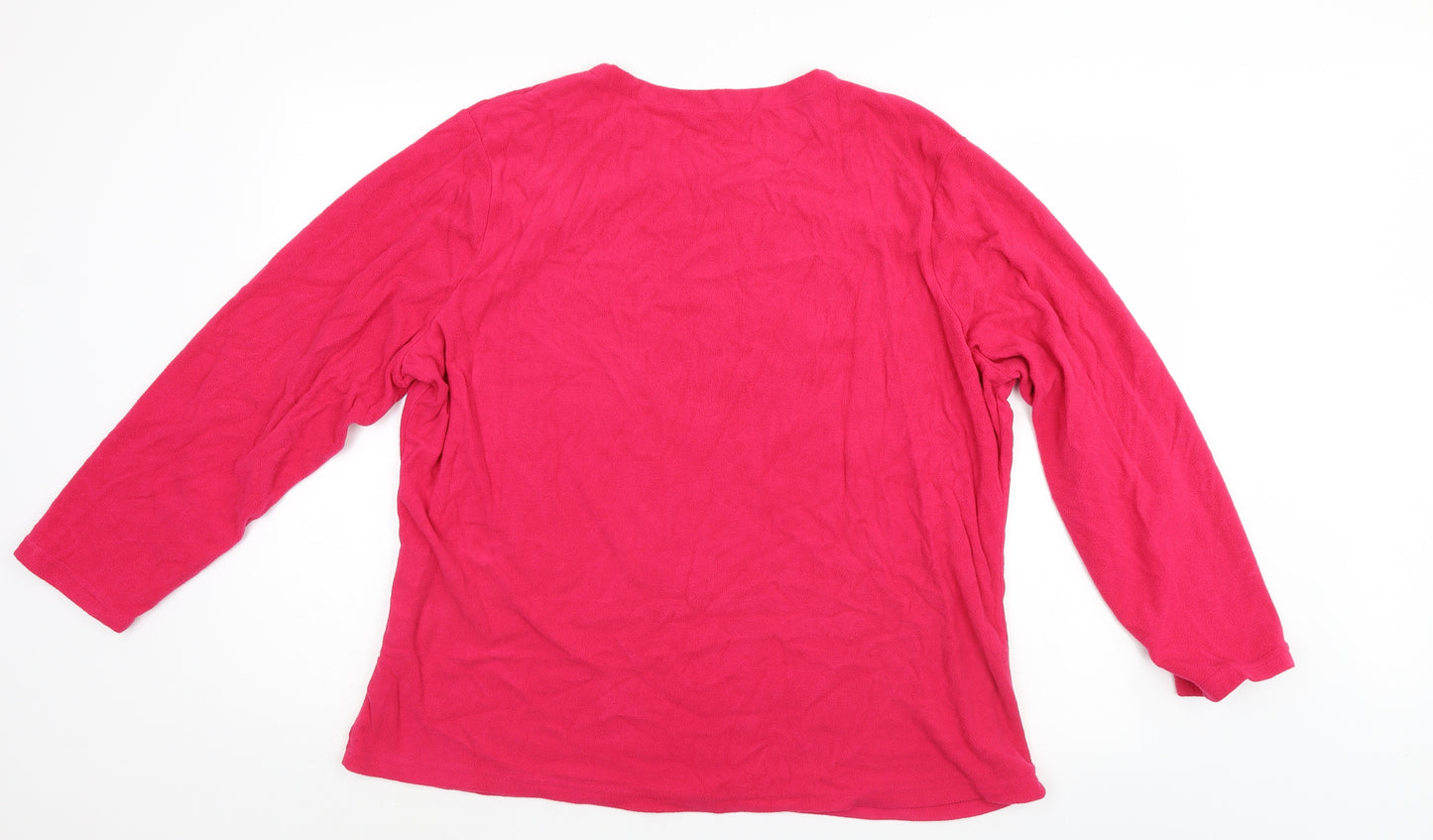 George Womens Pink    Pyjama Top Size 20