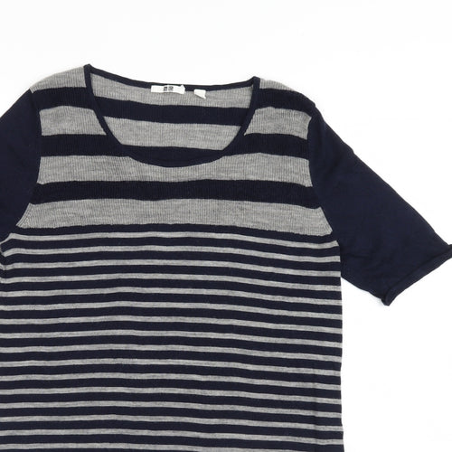 UNIQLD Womens Blue Striped  Jumper Dress  Size S