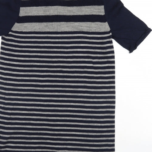UNIQLD Womens Blue Striped  Jumper Dress  Size S