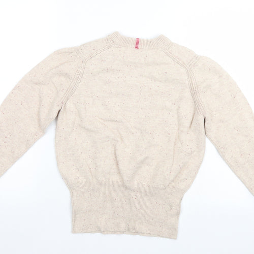 M&S Womens Ivory   Pullover Jumper Size 12