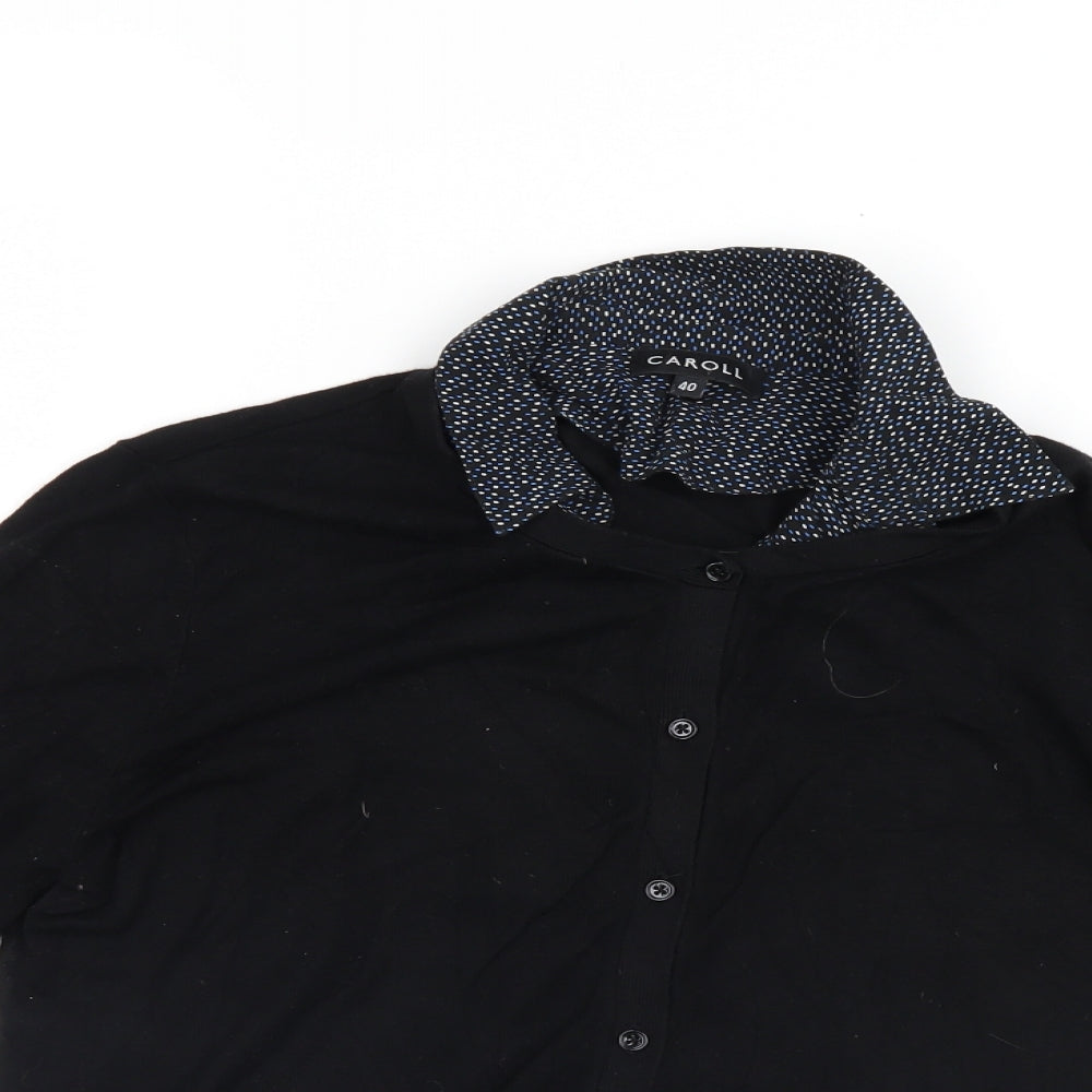 Caroll Womens Black   Cardigan Jumper Size 12